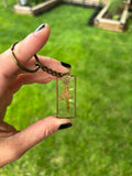 Woodland Pressed Flower Keychain