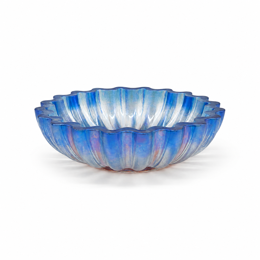 Treasure Nest Bowl - Chameleon Blue UTM Style
