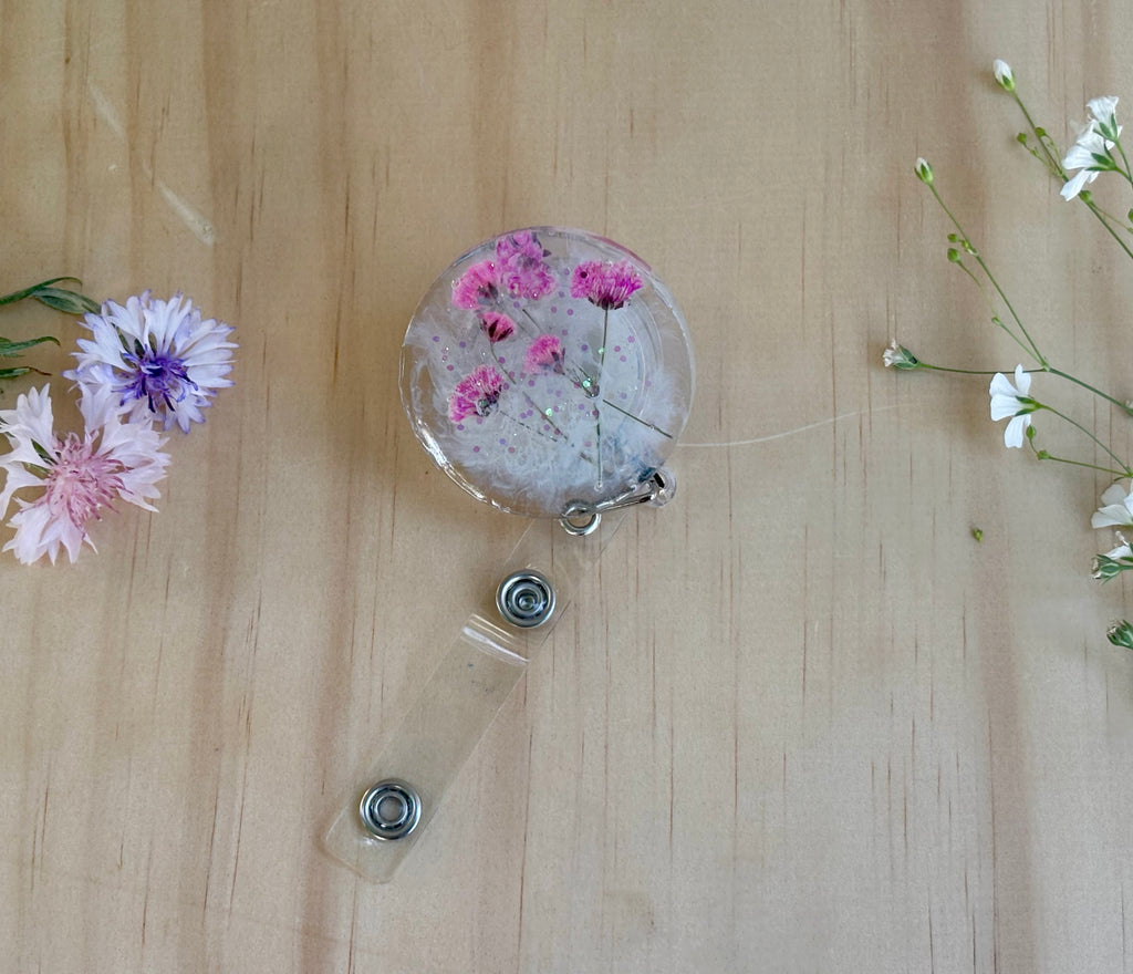Blushing Meadow Badge Reel