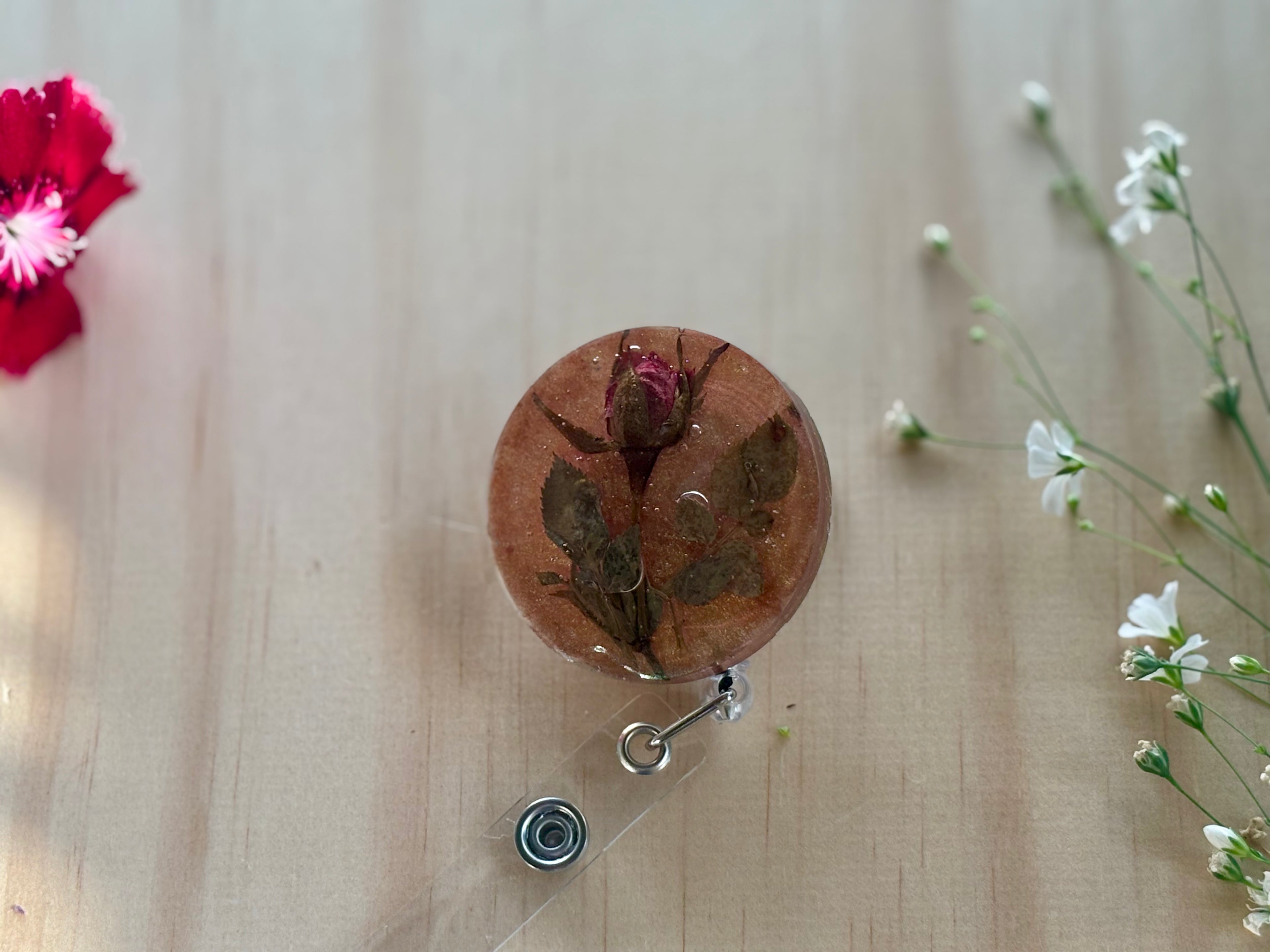 Heirloom Rose Badge Reel
