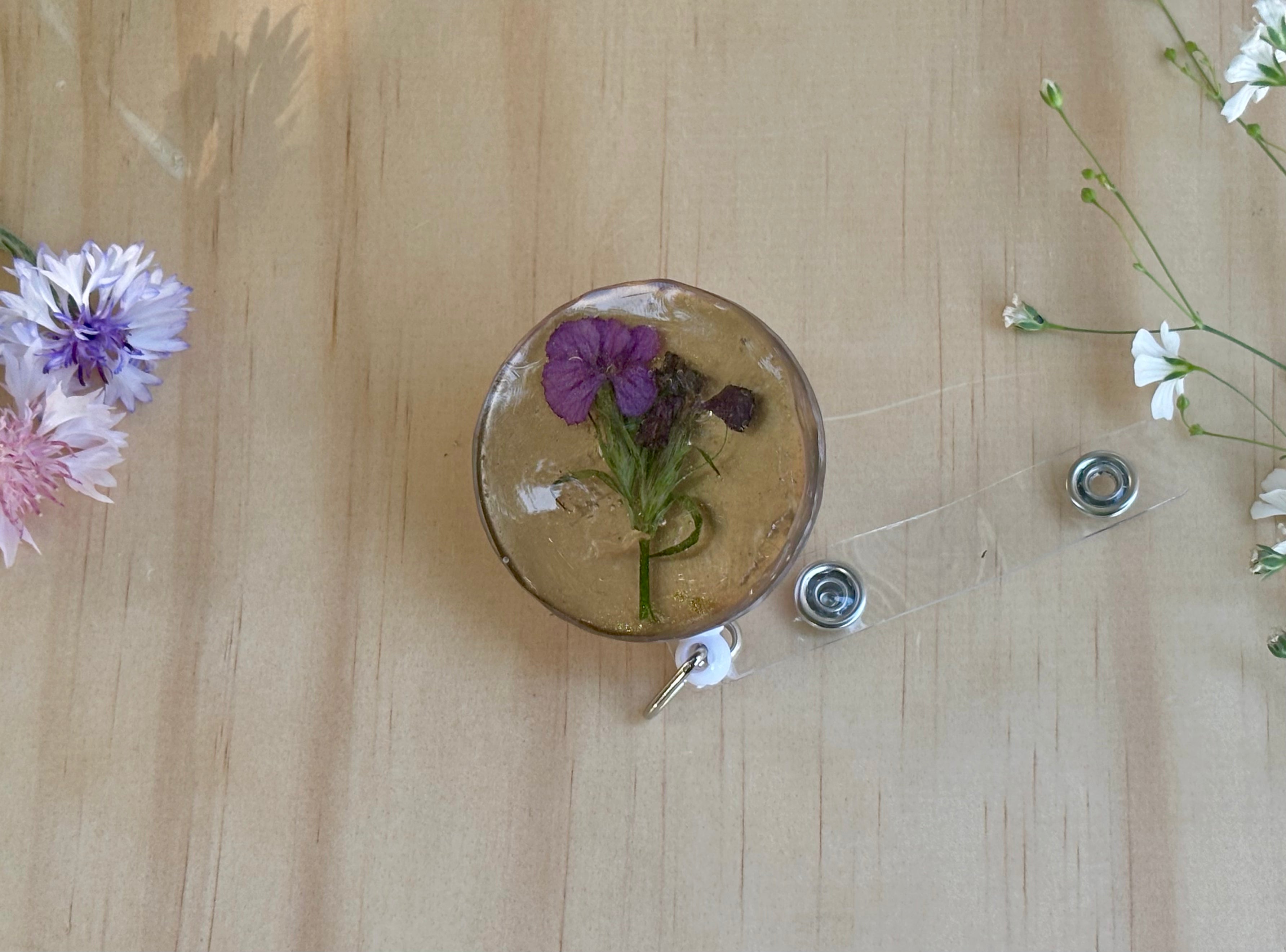 Amethyst Meadow Badge Reel