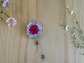 Silver Blossom Badge Reel