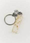 Gold-Flaked "I" Keychain